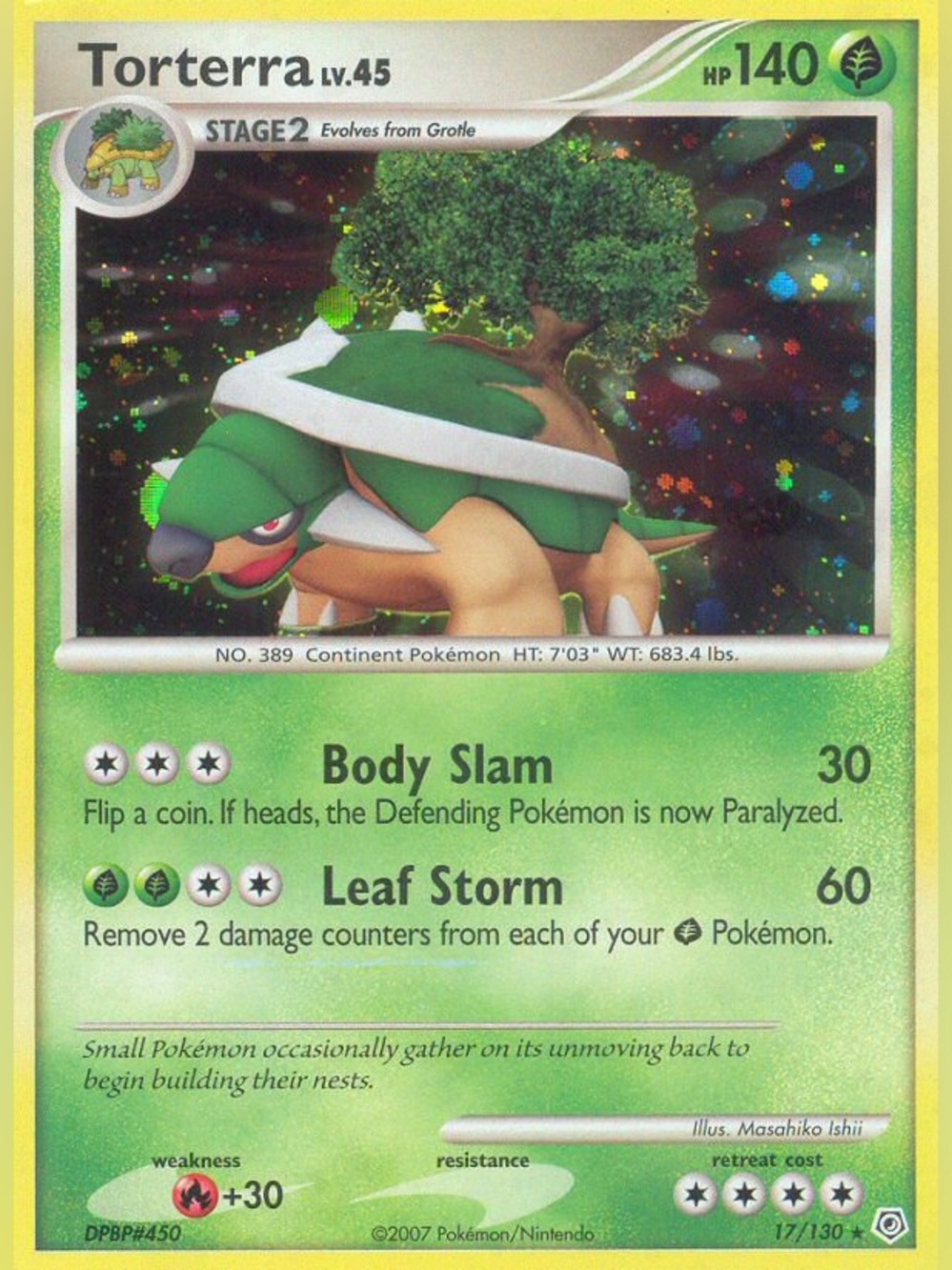 Torterra 17/130 Holo